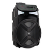 QJ-1502 sistema de 15 pulgadas kareoke 100W envolvente altavoces portátiles con ruedas