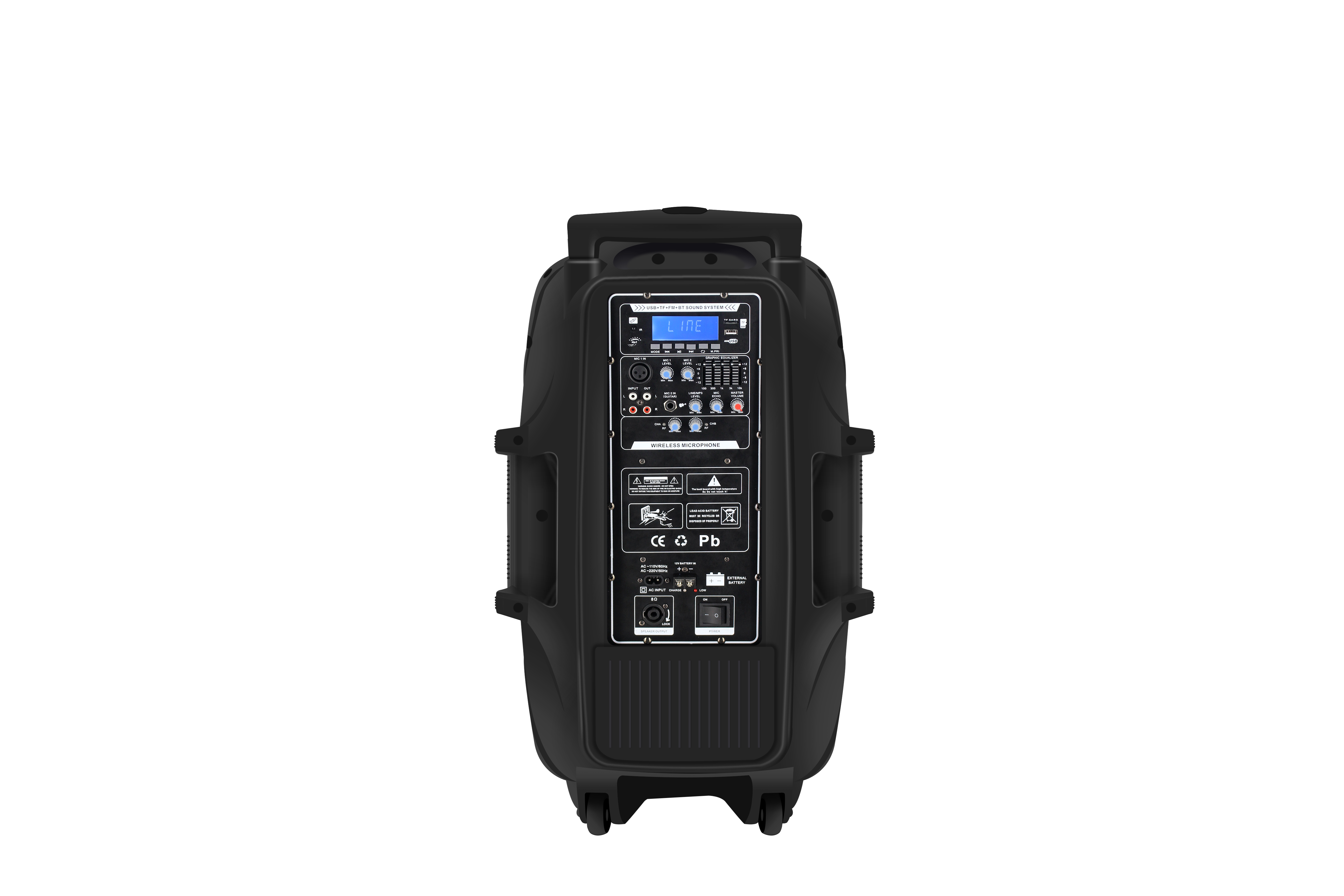EQ Altavoces y subwoofers Bluetooths de 15 pulgadas para exteriores