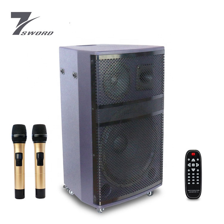 12 '' Amplificador de música de madera Amplificador de altavoz con Bluetooths