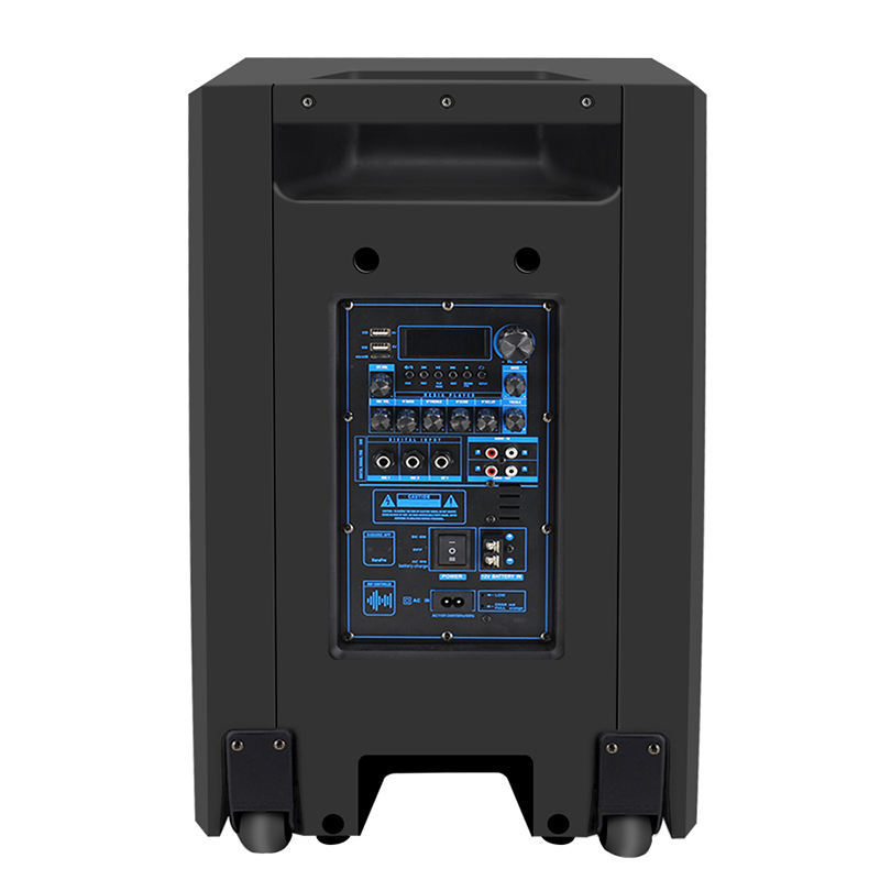 Altavoz amplificador, sistema de altavoces de batería inalámbrico activo con alimentación profesional para música