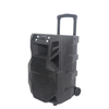 Altavoz de plástico portátil negro de 50W con woofer de 12 pulgadas
